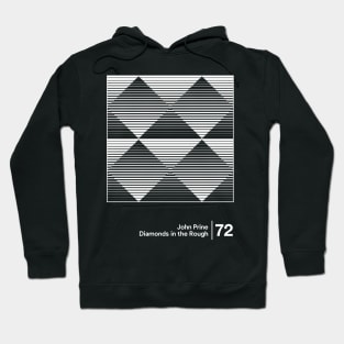 Diamonds In The Rough / Minimal Style Graphic Artwork Hoodie